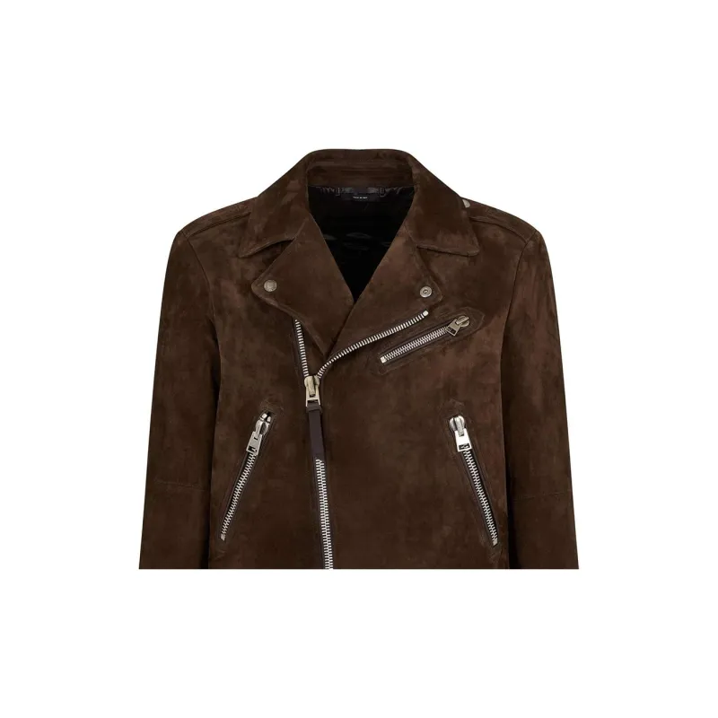 TOM FORD Off-Center Zipped Biker Jacket-2