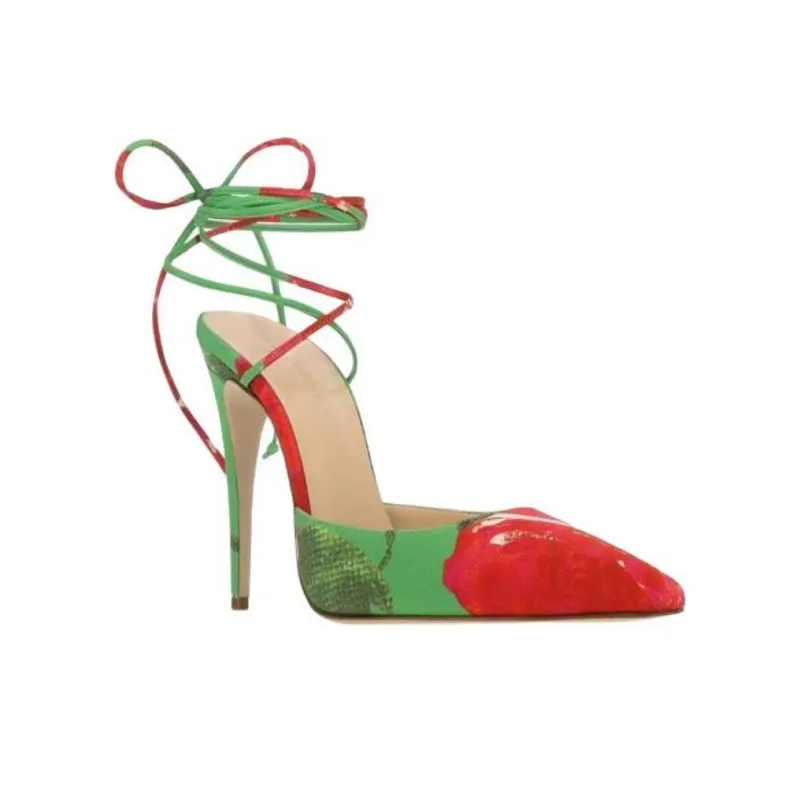 MAGDA BUTRYM Slim Heel High Heels Women's Green-2
