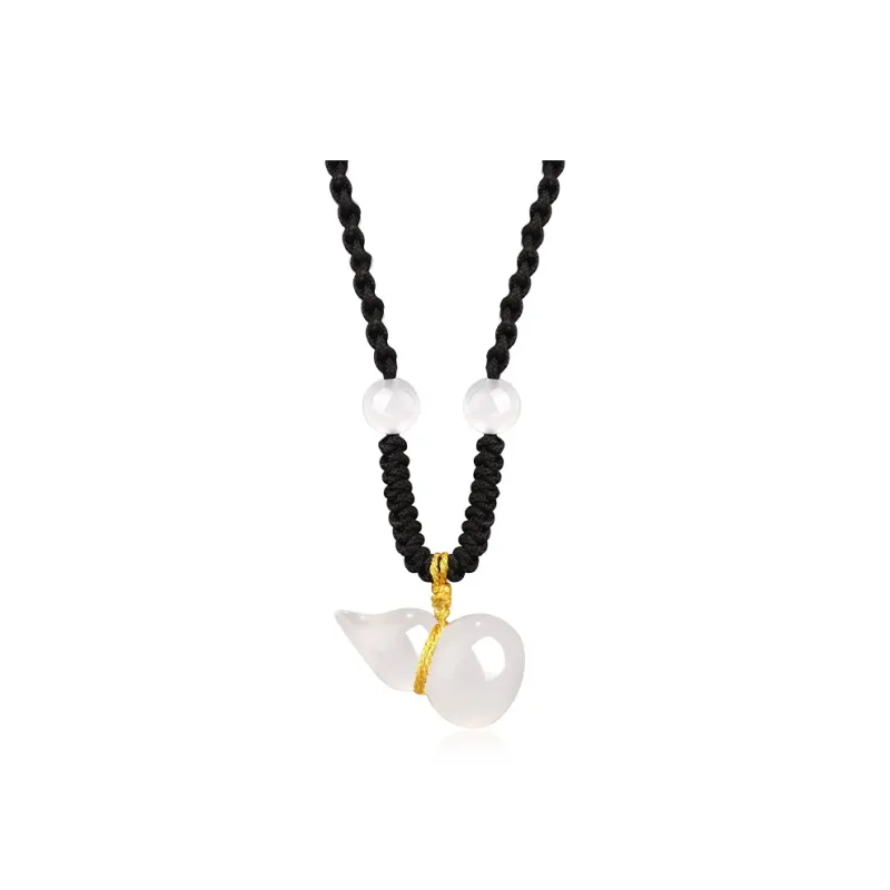 CHINA GOLD Chalcedony Necklaces Unisex-0