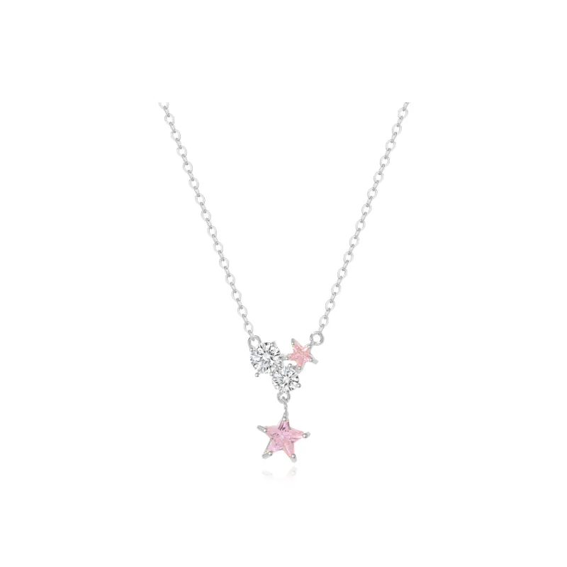 Crafts Women's #Good Luck Collarbone Chain Necklace Unisex-0