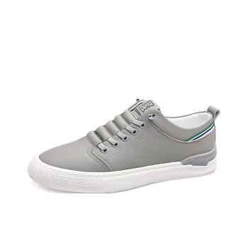 PTLS Skateboard Shoes Men Low Top Brown, Gray