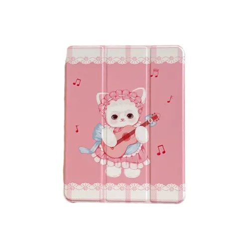 CORBELLATI TPU Material Guitar Kitten Compatible With Apple IPad Pro Air 11/10/13 Inch Tablet Protective Cases