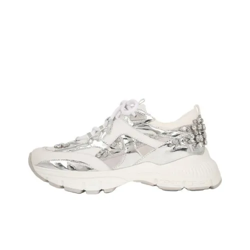 SAM EDELMAN PYPER GEM Wear-Resistant Low-Top Chunky Sneakers Women's