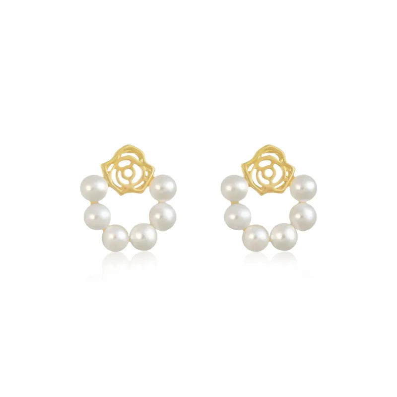 YOASOBI Alloy Stud Earrings Women's-0