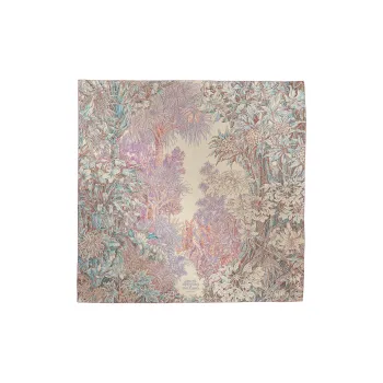 HERMES Cashmere Mulberry Silk Shawls Women's Multicolor