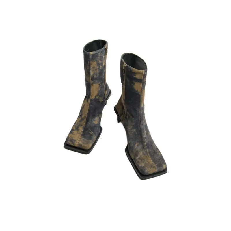 MIISTA Ankle Boots 6cm Women's Umber-2