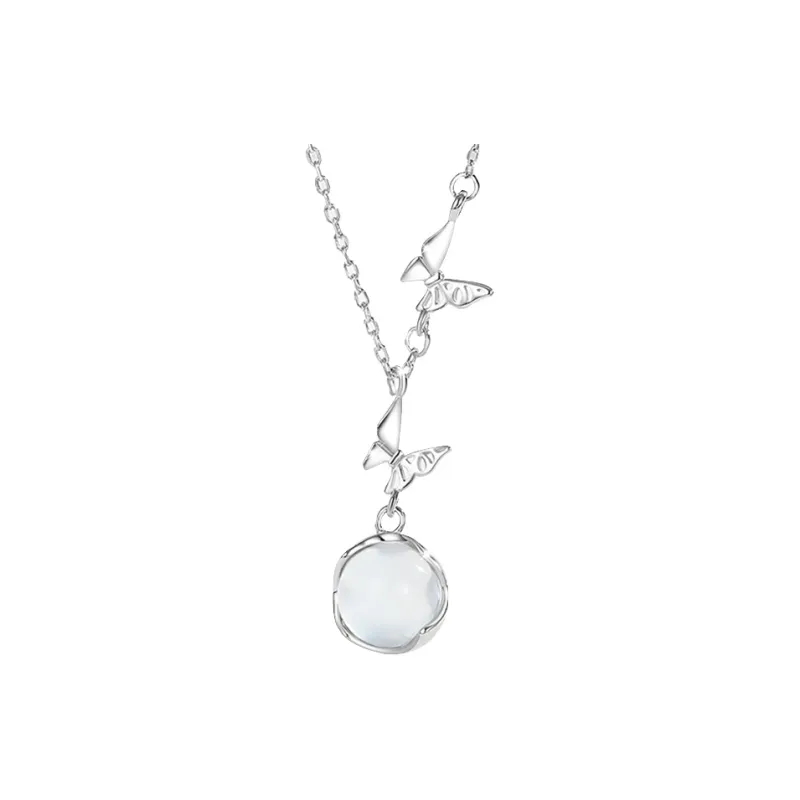 CHINA GOLD Chalcedony Necklaces Women's-0