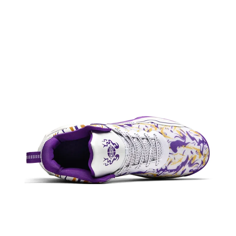 SOURCE Cushioning Anti Slip Wear Resistant Coverage Support Balance Impact Resistant Mid Top Basketball Shoes Unisex-2