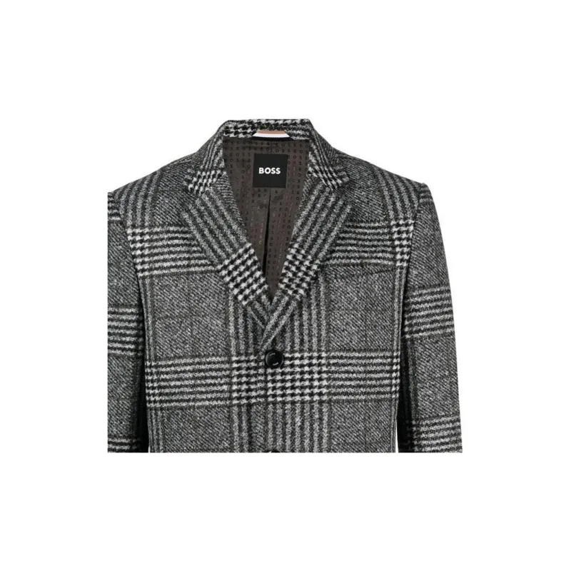HUGO BOSS Coats Men Gray-4