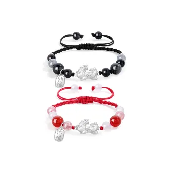 Lao Feng Xiang Chalcedony Bracelets Unisex