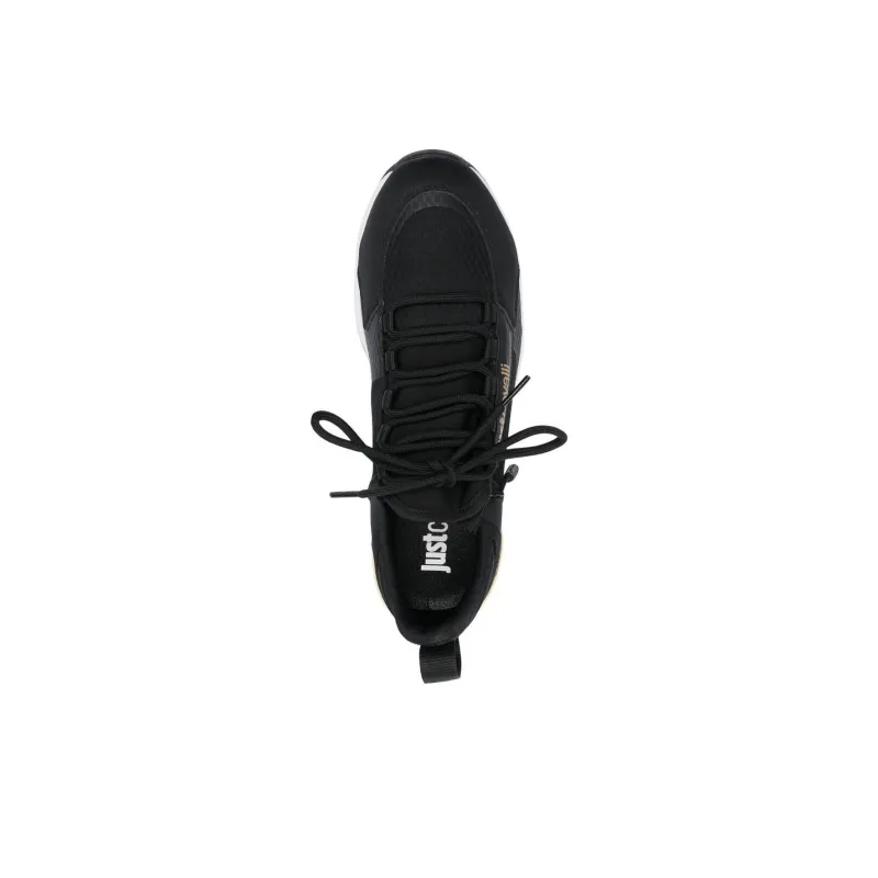 Just Cavalli Low-Top Casual Shoes Men's Black Gold-4