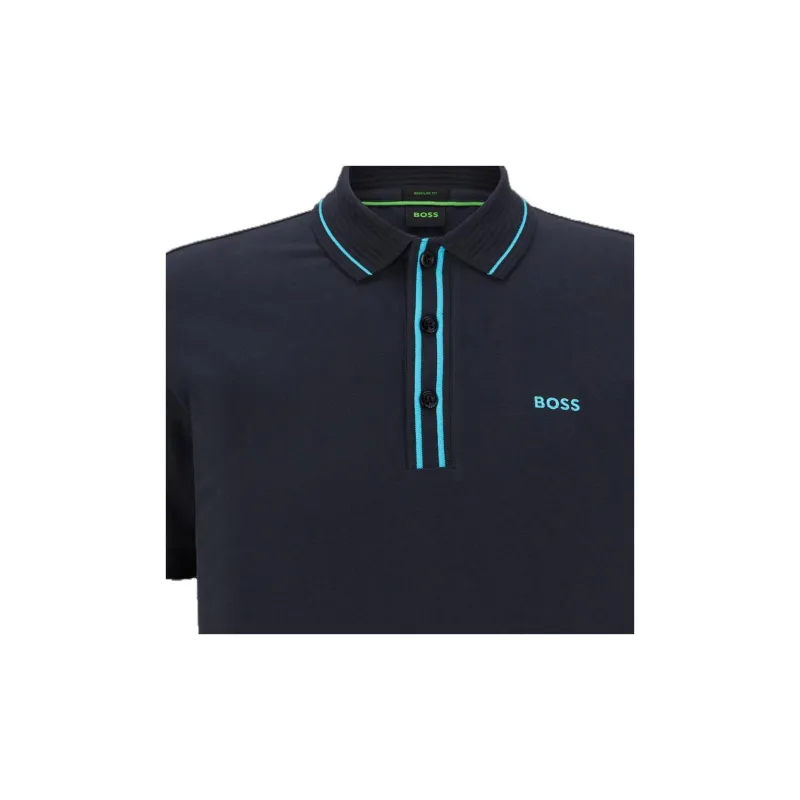 HUGO BOSS Polo Shirts Men Dark Blue-4