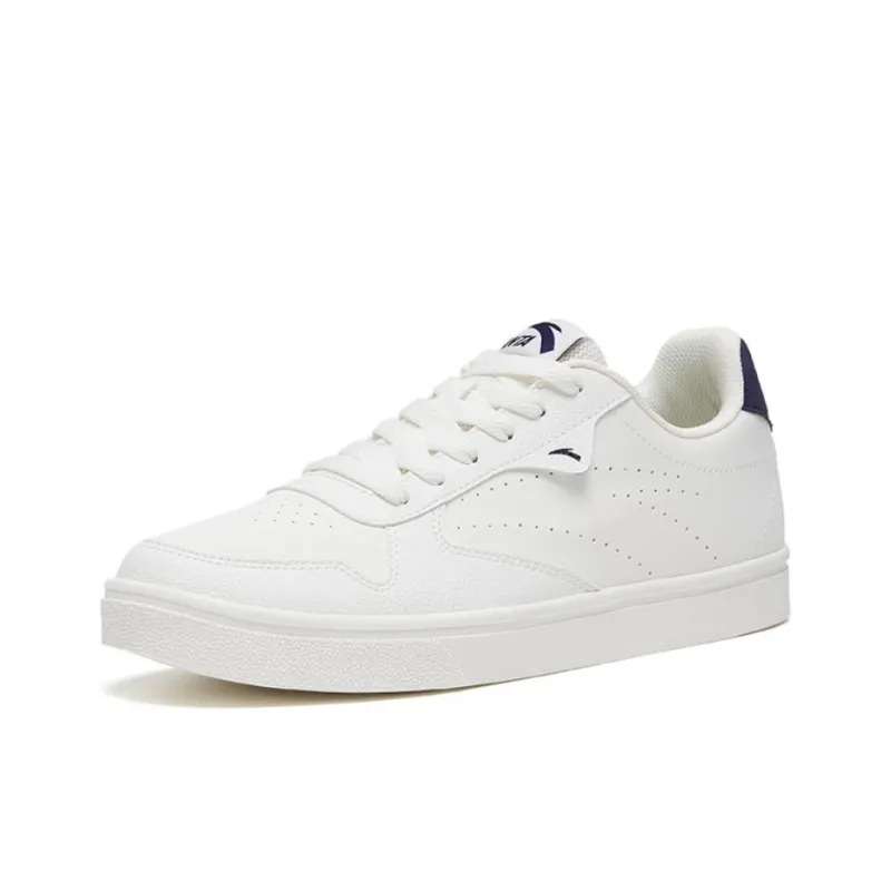 Anta Anti-Slip And Wear-Resistant Lightweight Low-Top Skateboard Shoes Women's White Blue-1