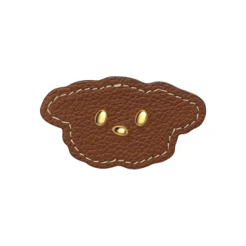 MARSEVEN Top Grain Cow Leather Hair Clips Women's