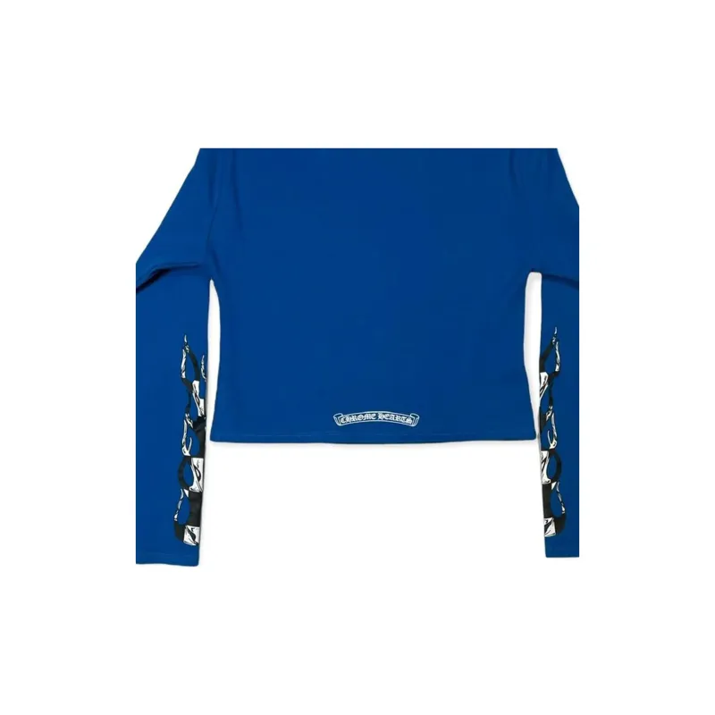Chrome Hearts T Shirt Men's Blue-4