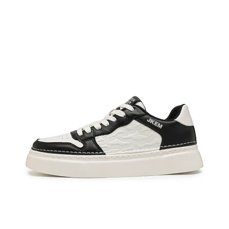 JKEM Slip Resistant Cushioning Abrasion Resistant Low Top Skateboard Shoes Men's-0