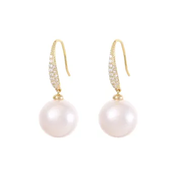 VIOLET Artificial Pearl Earrings Women's