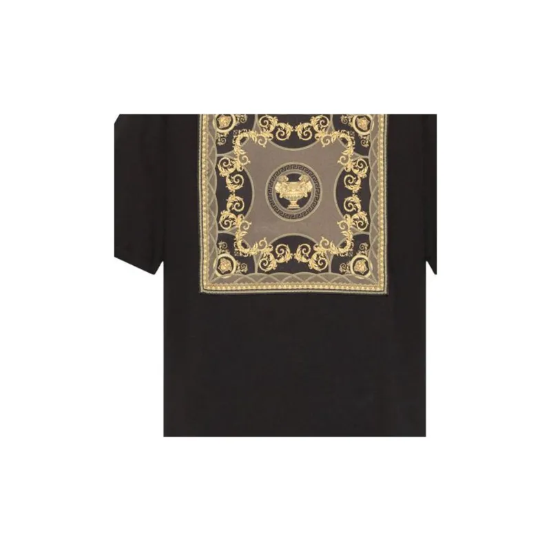 VERSACE Logo Printed Oversized T Shirt-5