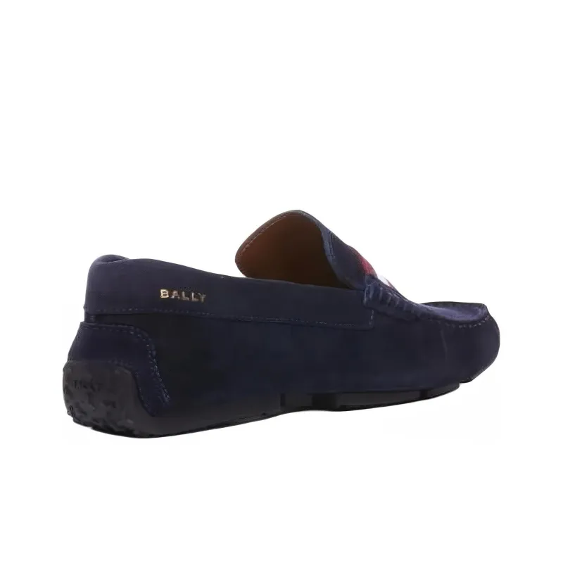 BALLY Perthy Suede Loafers-4