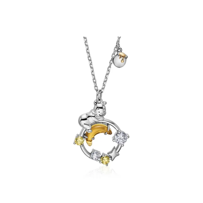Disney Princess S925 Silver Necklaces Women's-0