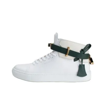 Buscemi High Top Skateboard Shoes Men's White
