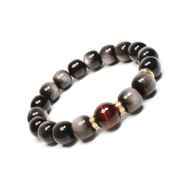 CUIJING Obsidian Bracelets Unisex-2