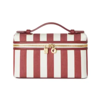 Loro Piana ExtraPocket Cotton Shoulder Bag Crossbody Bag Handbag Mini Kids' Red & White