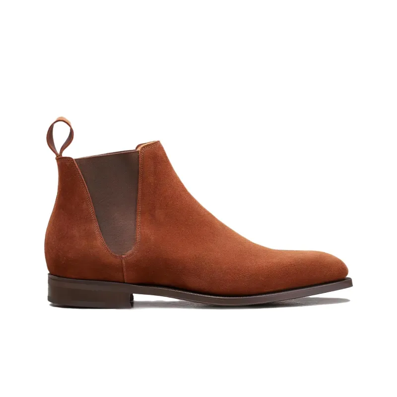 Edward Green Short Chelsea Boots Men's Brown-1