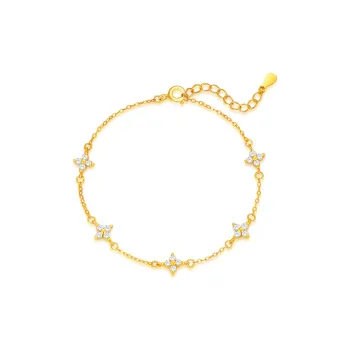 JINLIUFUJIXIANG S925 Silver Bracelets Women's