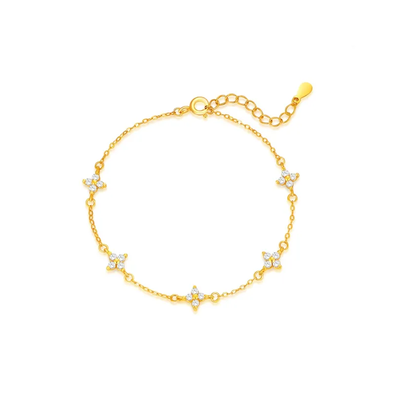 JINLIUFUJIXIANG S925 Silver Bracelets Women's-0