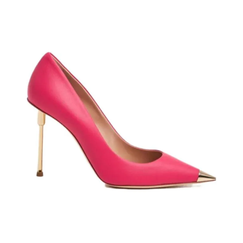 Elisabetta Franchi Slim Heel High Heels 10cm Women's Dark Pink-1