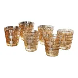 Amber Round Stack Cup Short Style 300ML/6 Pack