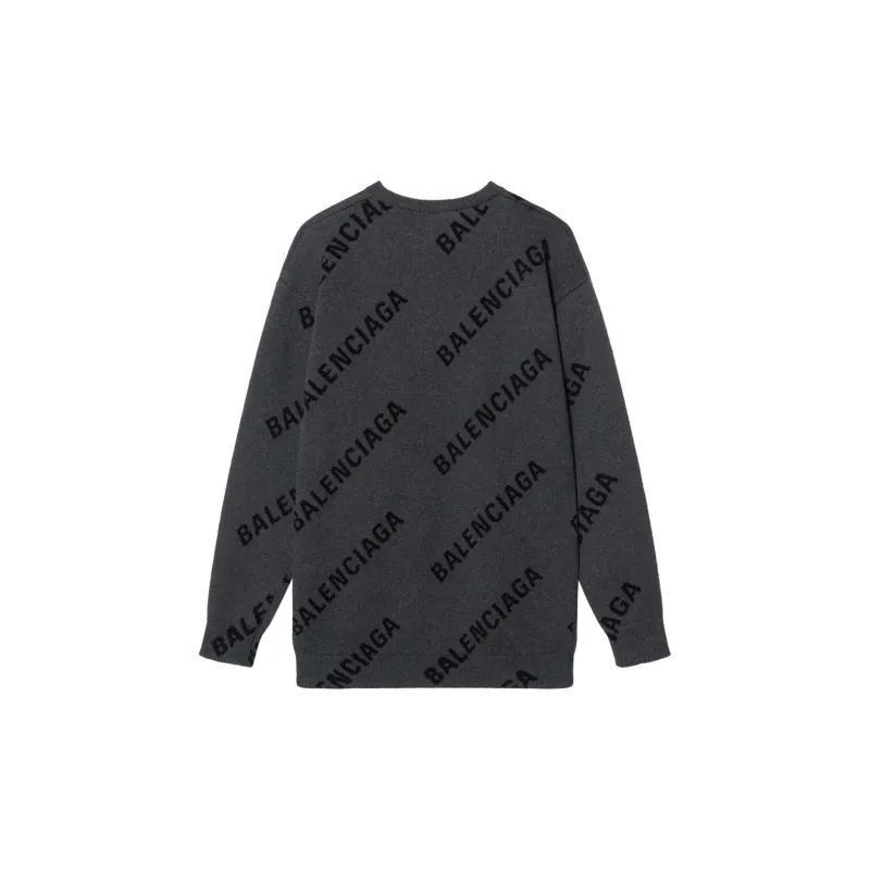 Balenciaga Sweaters Men Gray-1