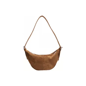 Morellybear Suede Crossbody Bag Regular Women's Brown/Khaki/Coffee/Burgundy