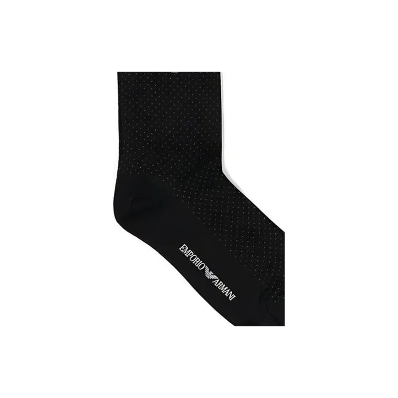 EMPORIO ARMANI SS23 Mid Calf Socks Women's Black-2