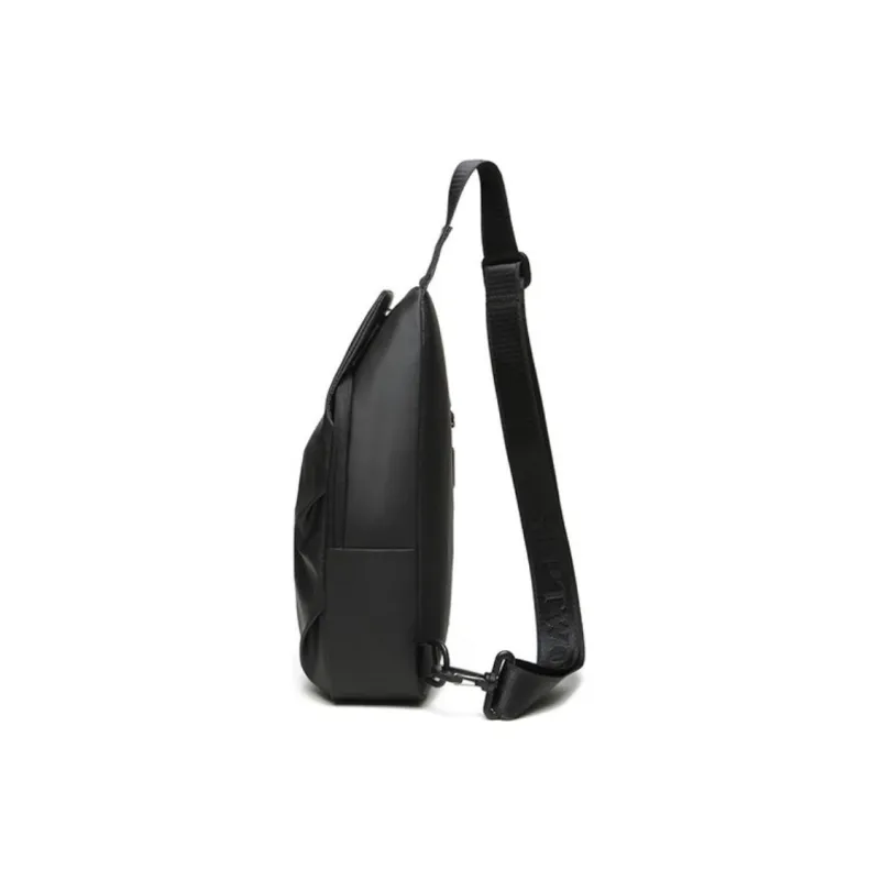 SEPTWOLVES Fabric Sling Bag Regular Men's Black-3