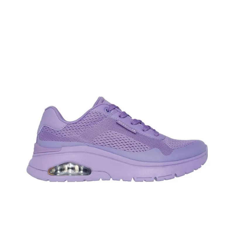 Skechers Uno Anti Slip Wear Resistant Low Top Casual Shoes Women's Purple-1