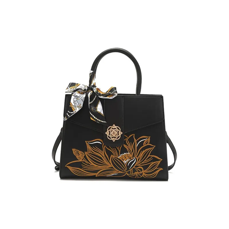 PAYOT Microfiber Synthetic Leather Wedding Bag Shoulder Bag Crossbody Bag Handbag Regular Women's Black/Burgundy-0