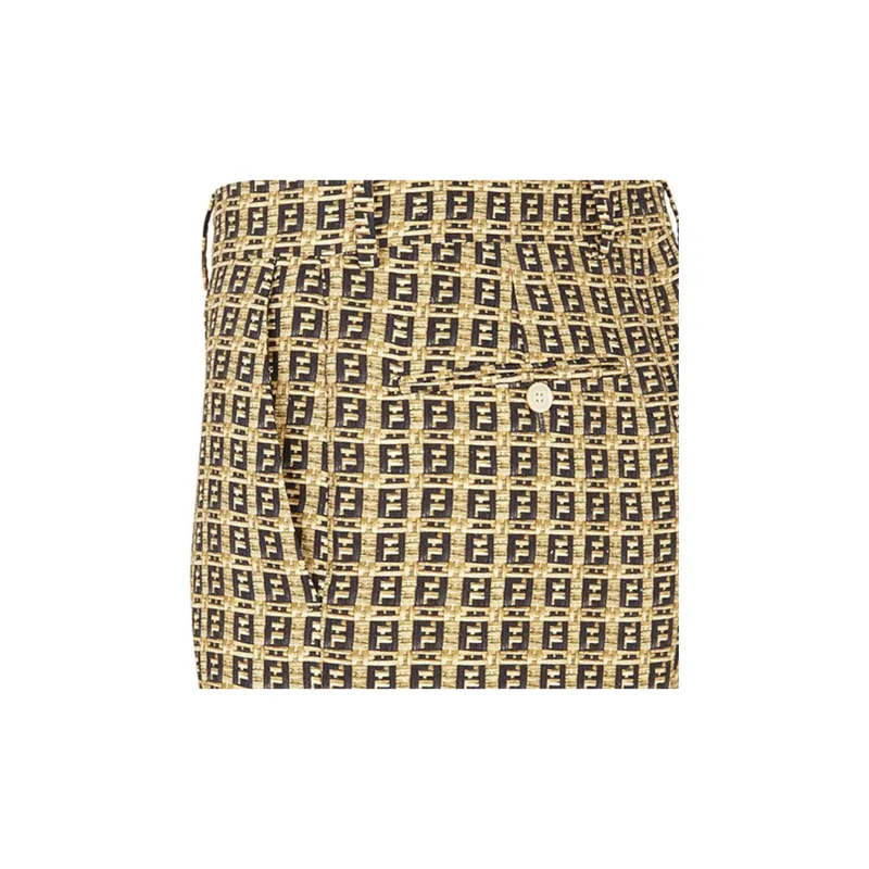 FENDI Ff Monogram Bermuda Shorts-4