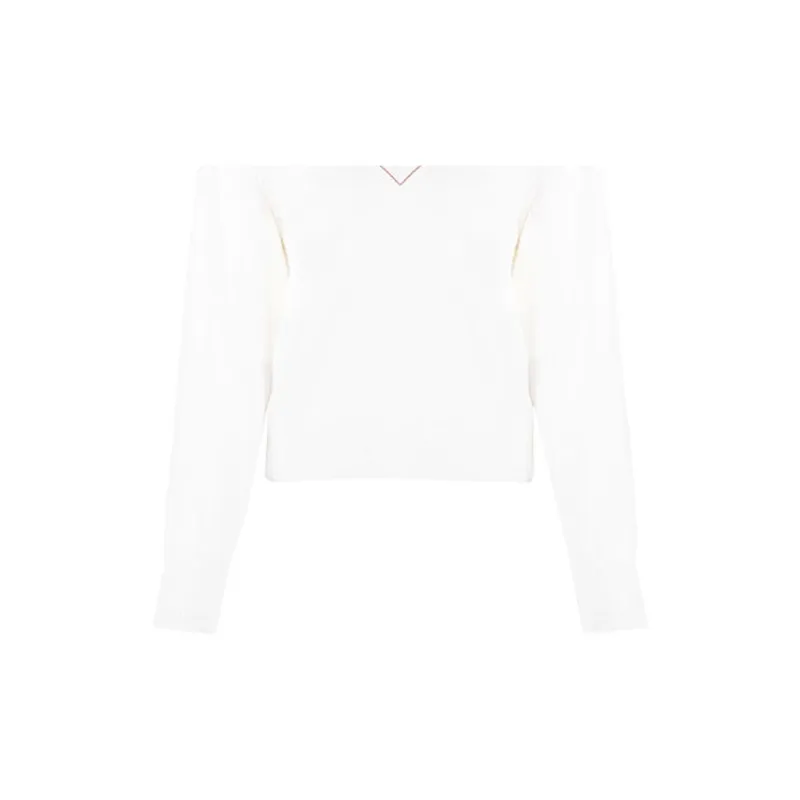 Chloé Crop Tops Women's White-7