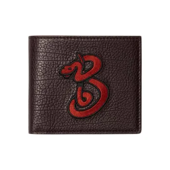 Burberry Calfskin Wallet Men's Peat