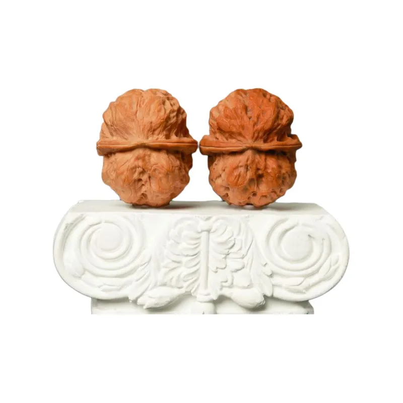Xihe Core Creation Walnut Fine Handicraft Frog Head Handheld Accessory Unisex-6