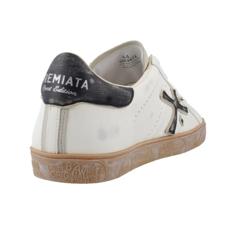PREMIATA Steven Low-Top Skateboard Shoes Men's Beige-4