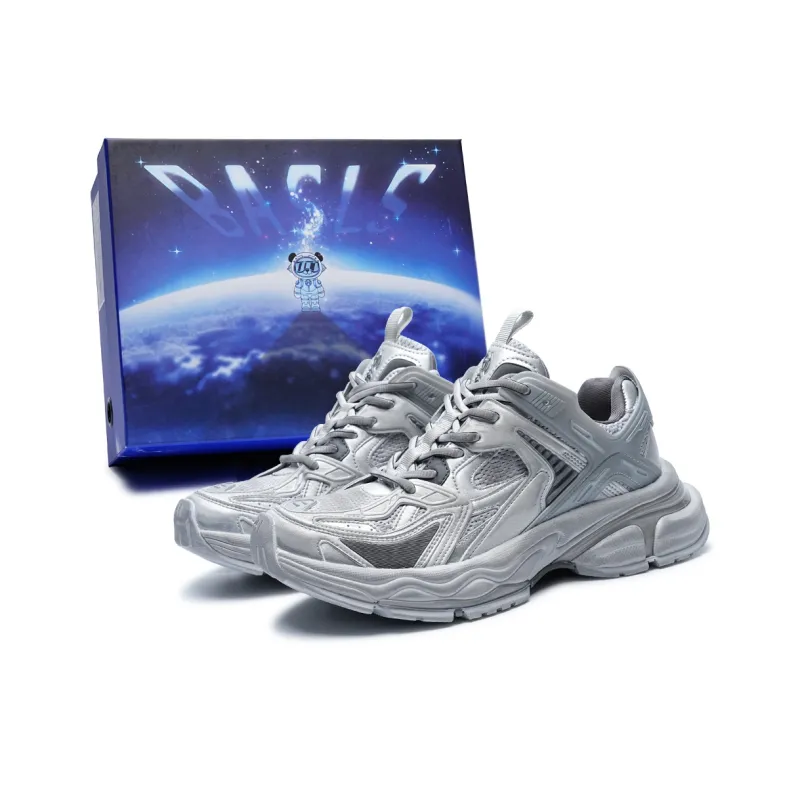 BASLS Moon Exploration Collection Trendy Versatile Low Top Chunky Sneakers Unisex-53