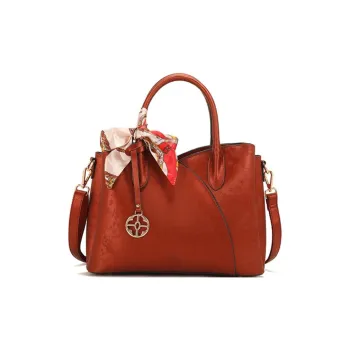 PAYOT Microfiber Synthetic Leather Wedding Set Shoulder Bag Crossbody Bag Handbag Regular Women's Brick Red