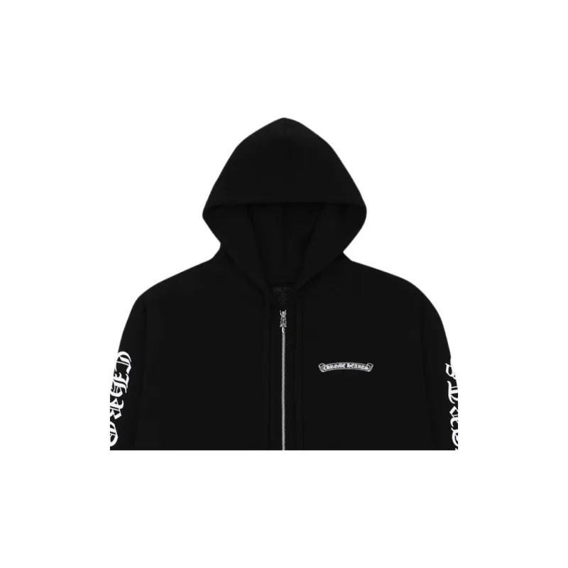 Chrome Hearts Eye Chart Dagger Zip Up Hoodie-3