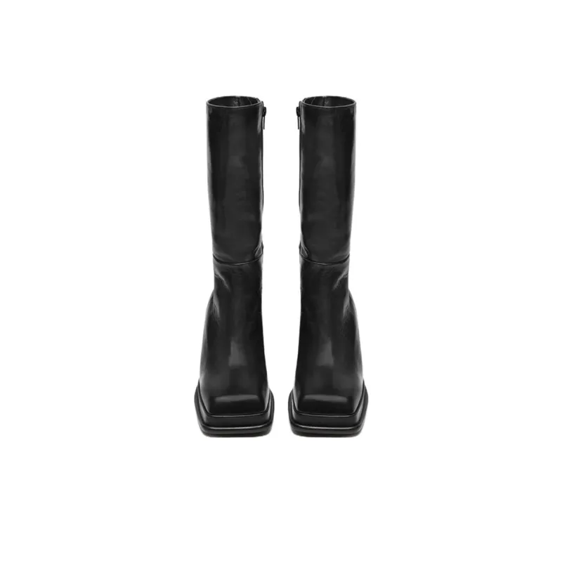 MIISTA Ankle Boots Women's Black-4