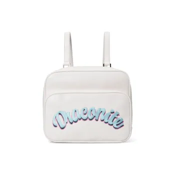 DRACONITE Soft PU Backpack Regular Women's White
