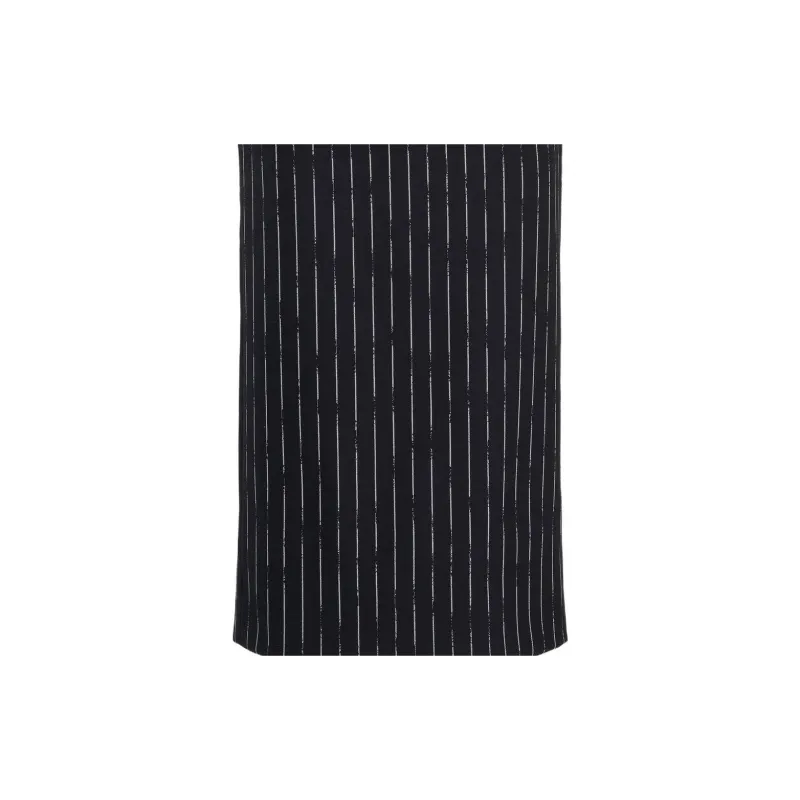 Alexander McQueen Striped High Waist Midi Skirt-5
