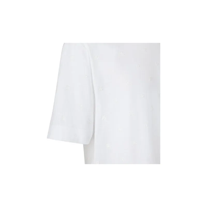 FENDI T Shirts Men White-3